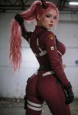 Pink Haired Demon Tactical Operative