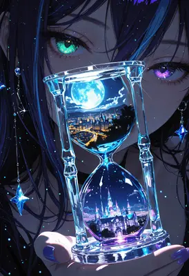 Gaze Into The Magical Hourglass