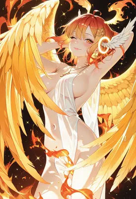 Radiant Seraph of Burning Gold