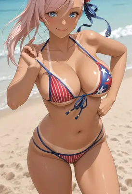 Patriotic Summer Beach Day