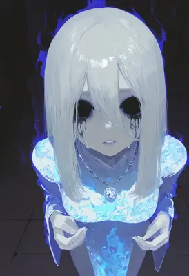 Sorrowful Spirit in Blue Flames