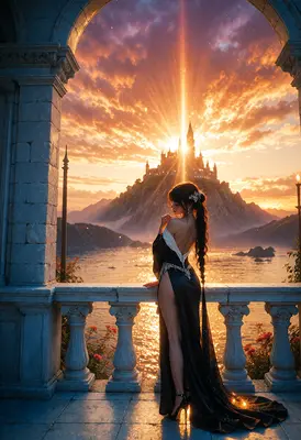 Sunset Serenity at the Royal Palace