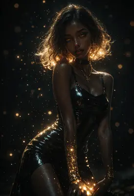 Gilded Radiance in the Dark