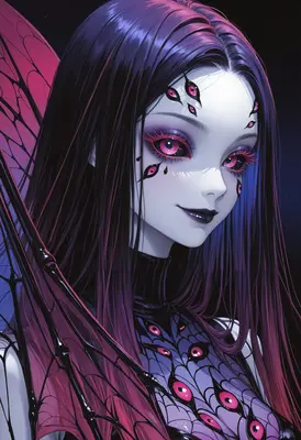 Enigmatic Spider Queen Portrait