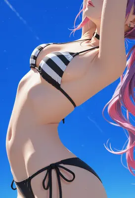 Summer Radiance Under Clear Blue Sky