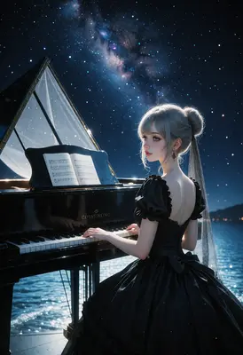 Midnight Melody Under the Stars