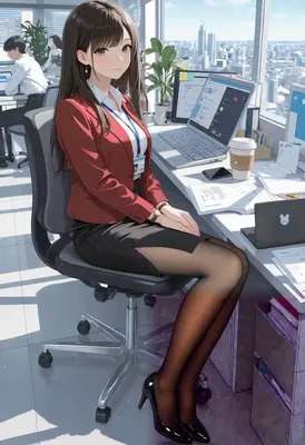 Professional Office Assistant at Desk