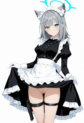 Armed Maid with Halo