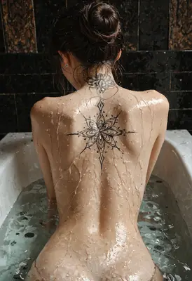 Ink and Water in the Bath