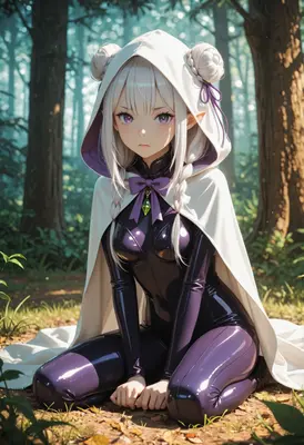 Elf Maiden in the Enchanted Forest