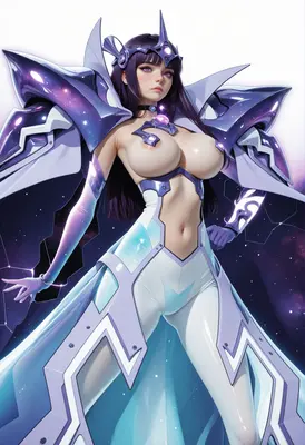 Cosmic Guardian in Celestial Armor