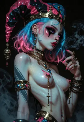 Neon Jester Queen of Shadows