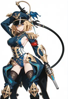 Elite Officer with Sword and Pistol
