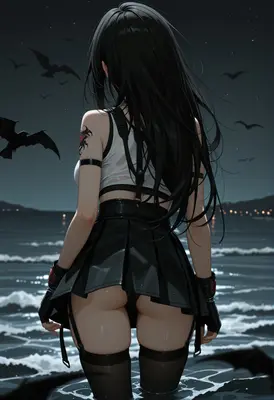 Midnight Beach Vigil of the Warrior