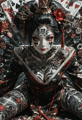 Queen of Hearts Playing Card Aesthetics