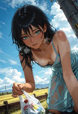 Summer Rain in the Open Field