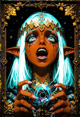 The Elf Queen and the Cosmic Gem