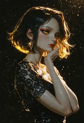 Golden Glimmer in the Dark