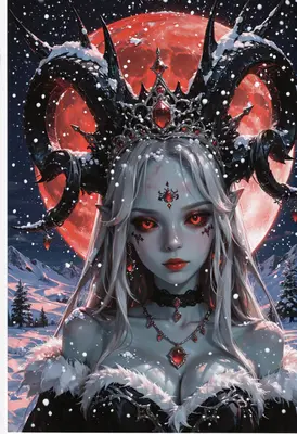 Queen of the Crimson Winter Moon