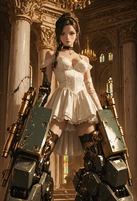 Armored Maiden in the Grand Cathedral