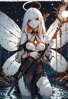 Celestial Fairy with Glowing Staff