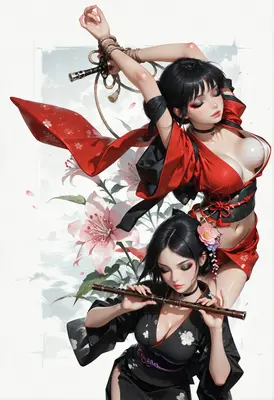 Dual Harmony of Blade and Flute