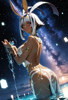 Celestial Bunny Goddess of the Nile