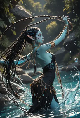Blue Elf Enchantress of the River