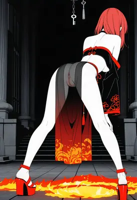 Crimson Key in the Shadowy Hall
