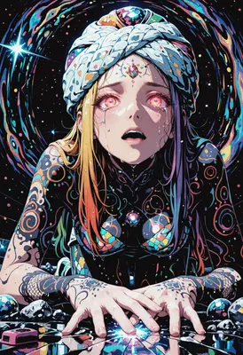 Weeping Cosmic Oracle of Starlight