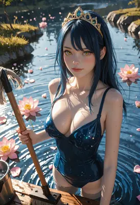 Celestial Princess in a Lotus Pond