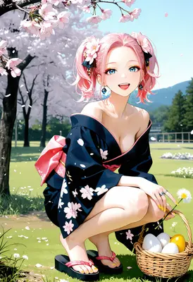 Springtime Joy in Cherry Blossom Park