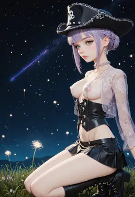 Pirate Maiden Under the Starry Sky