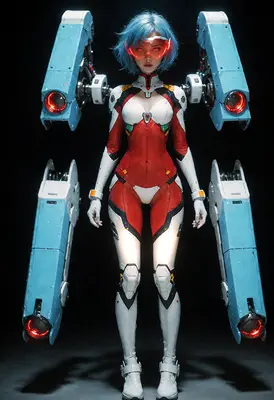 Cybernetic Pilot in Tactical Suit
