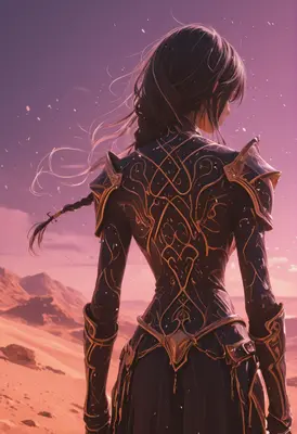 Warrior of the Crimson Desert Sands