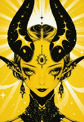 Radiant Demon Queen Portrait