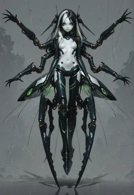 Cybernetic Arachnid Android Queen
