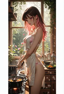 Cooking in the Morning Sun