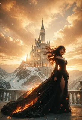 Queen of the Burning Mountain Castle