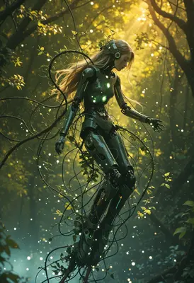 Cyborg Awakened in the Enchanted Forest
