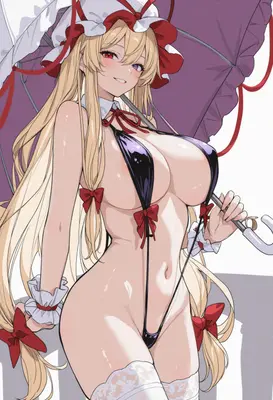 Blonde Beauty With A Parasol