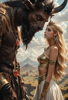 The Minotaur and the Golden Princess