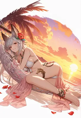 Sunset Relaxation in a Tropical Hammock