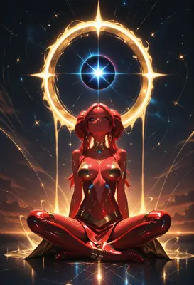 Celestial Goddess of the Burning Star