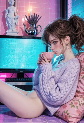 Cozy Evening With Tea And Tech