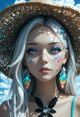 Summer Dreams with Iridescent Eyes