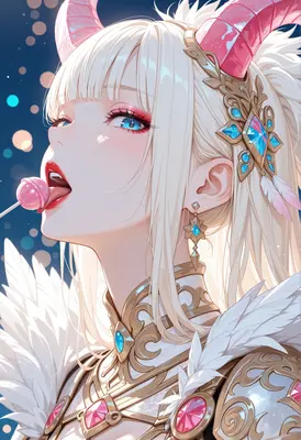 Divine Maiden With A Sweet Treat