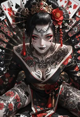 Queen of Hearts Playing Card Aesthetics