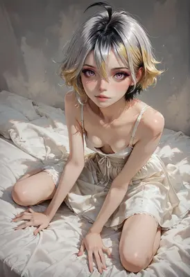 Dreamy Girl in Soft Morning Light