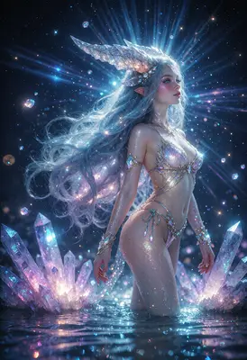Celestial Crystal Maiden of the Stars